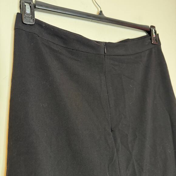 Halogen Midi Skirt Black Women’s Size Large Back Zip Stretch NWOT - Picture 5 of 9